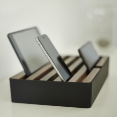 Combination Black/Walnut Large Charging Dock