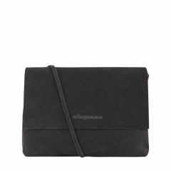 Chloe Mini Bag/Clutch - Charcoal Suede