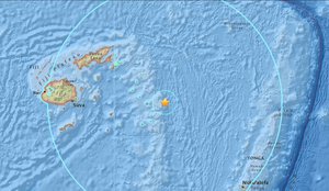 Powerful magnitude 8.2 earthquake strikes in the Pacific Ocean near Fiji and Tonga