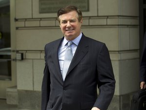 Paul Manafort, President Donald Trump's former campaign chairman, leaves the Federal District Court after a hearing, Wednesday, May 23, 2018, in Washington.