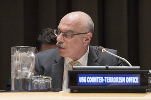 Vladimir Voronkov, Under-Secretary-General of the United Nations Office of Counter-Terrorism, addresses the special event on "Investing in Youth to Counter Terrorism" at New York,12 April 2018