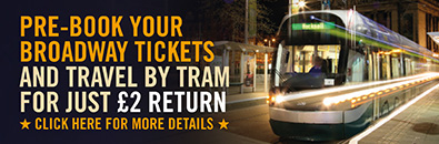 Travel by tram for just £2