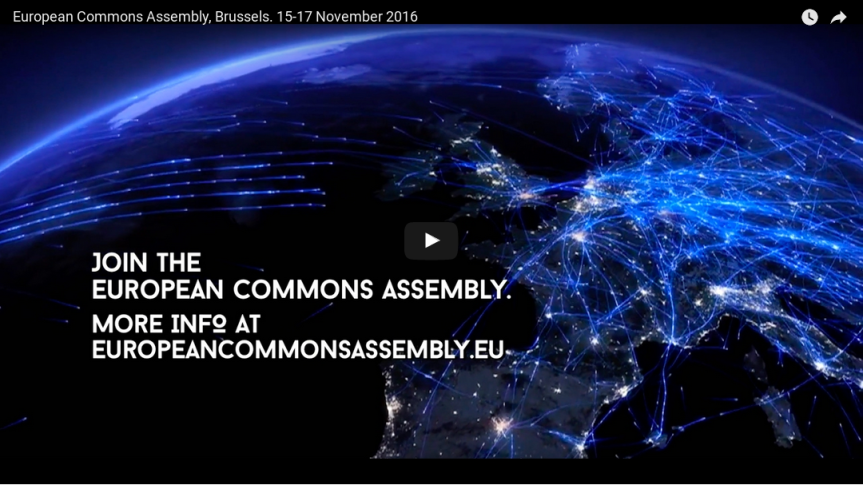 ’Wednesday Commonsday’ video series #1: Introduction to European Commons Assembly (ECA)