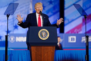 President of the United States Donald J. Trump at CPAC 2017 February 24th 2017 by, Michael Vadon 25