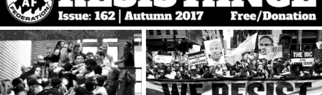 Resistance 162 cover - paper of the Anarchist Federation (UK)