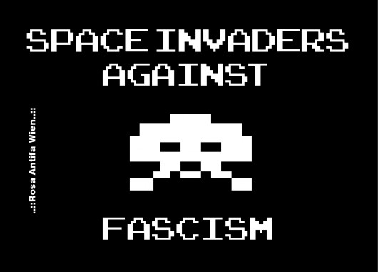 Space Invaders against Fascism