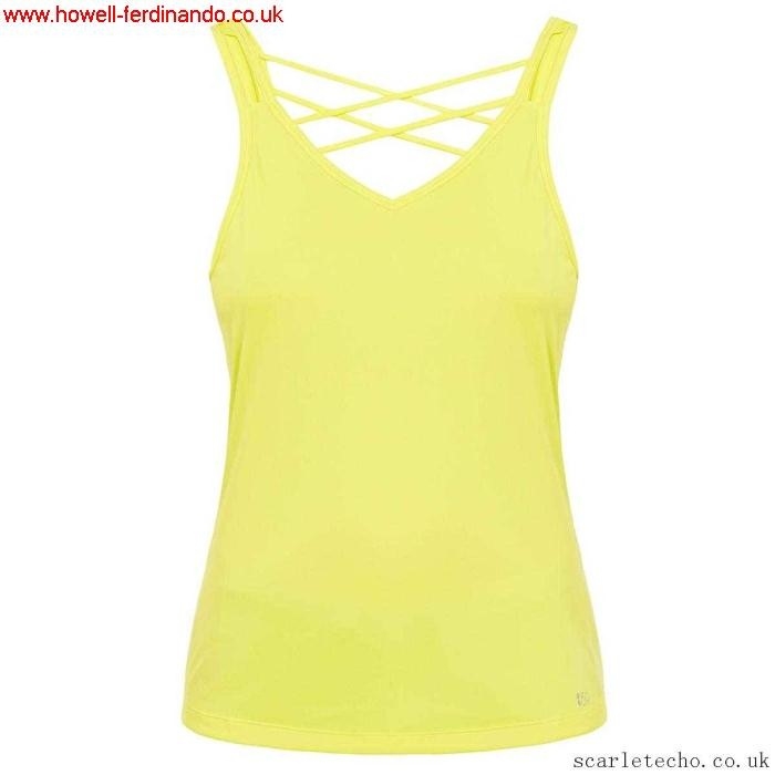 Alana Yellow Excellently Strappy Top - 05629371 Performance HLNOSUWZ14