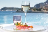 Lunch on La Terrasse at Elsa Restaurant in Monaco: the first all-organic eatery in Europe to be awarded a Michelin star.