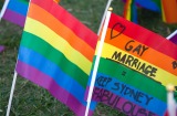 The rainbow flag has become a symbol for the marriage equality movement.
