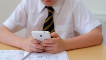 The use of mobiles at school has been described as 'one of the most difficult problems' plaguing parents.