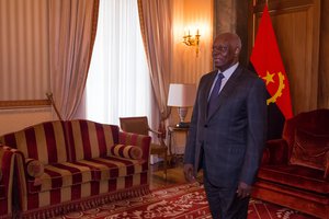 Courtesy visit by Vice-President Michel Temer to the President of the Republic of Angola, Mr. Jose Eduardo dos Santos