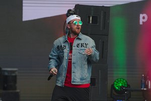 US rapper Mac Miller performing at splash! Festival 20, 2017.