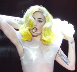 Lady Gaga   The Monster Ball Tour   Burswood Dome Perth (4482799143) closeup