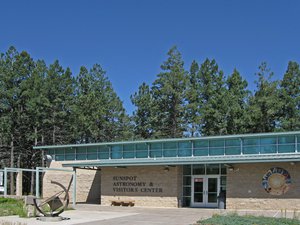 File - Sunspot Visitor Center and Museum, a joint project between the National Solar Observatory, the Apache Point Observatory, and the United States Forest Service, located in Sunspot, New Mexico.