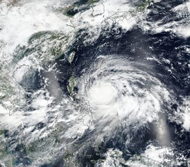 Thousands of people are evacuating from the coastal lowlands in the northern Philippines in anticipation of Super Typhoon Mangkhut (known locally as Ompong). The storm is the strongest to approach the nation in 2018, and it is expected to cross northern Luzon, home to millions of people, by September 15. Officials are planning for significant storm surges and rainfall.