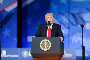 President of the United States Donald J. Trump at CPAC 2017 February 24th 2017 by Michael Vadon 19