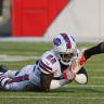 NFL cornerback retires at halftime of Bills' loss to LA