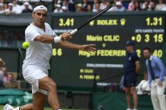 Roger Federer had doubts about a straight sets win.