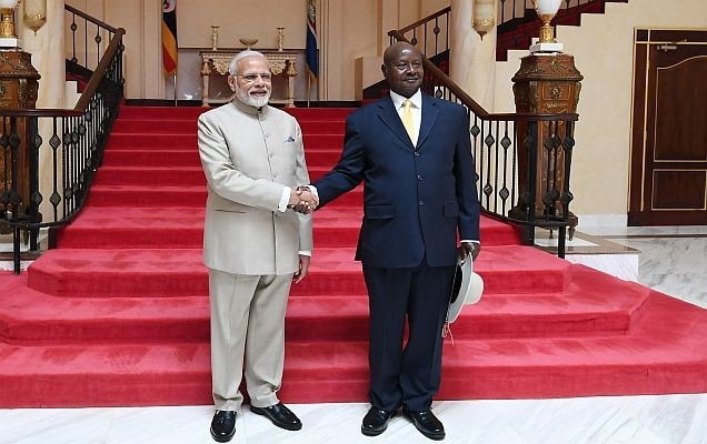 Modi in  Uganda