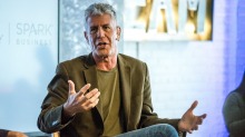 The late TV personality, writer, and entrepreneur Anthony Bourdain. 