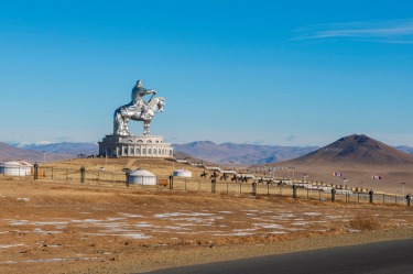 Genghis Khan Equestrian Statue, Tsonjin Boldog, Mongolia: Genghis Khan was an almost universally feared leader who ...