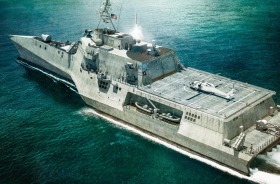 Concept images of Austal's Guided Missile Frigate, which is a contender for the US Navy's frigate replacement program.