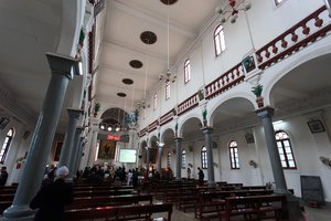 File - A Catholic church in Jingzhou, China.