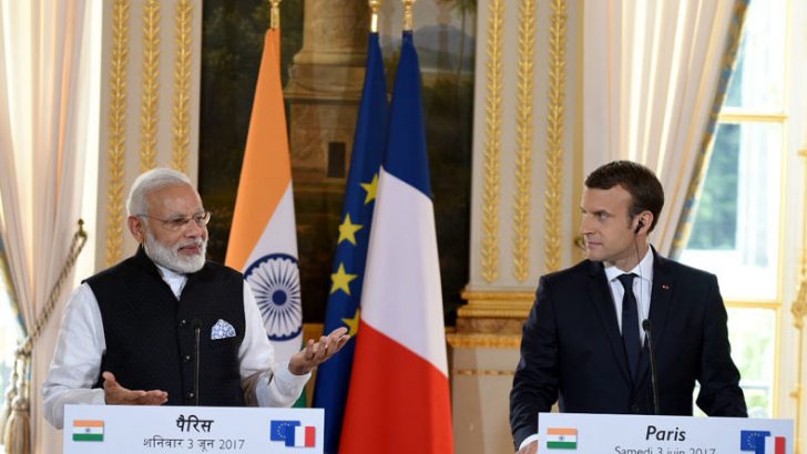 PM Narendra Modi, French President Macron talk climate change, terrorism