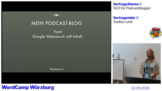 Saskia Lund: SEO für Podcastblogger