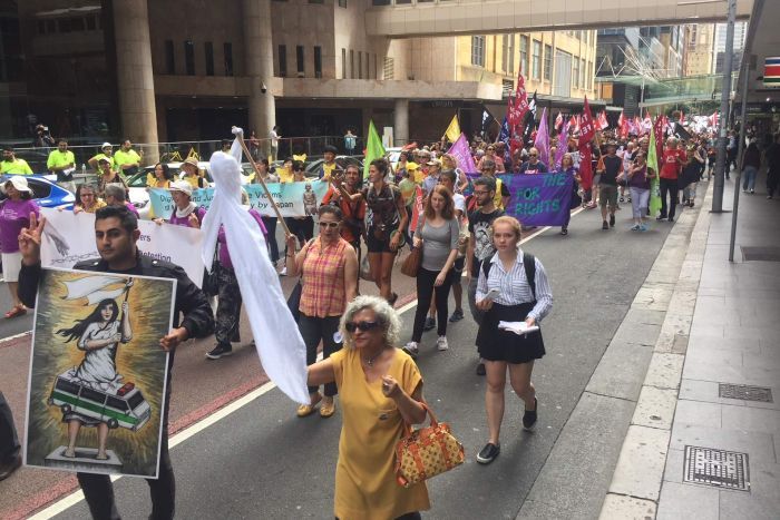 2018 International Women's Day march in Sydney