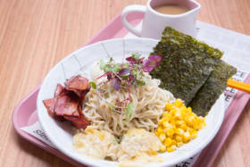 This cafe ramen with bacon broth is a breakfast of champions