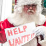 The search for Canberra shopping mall Santas is now desperate