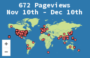 Locations of visitors to this page