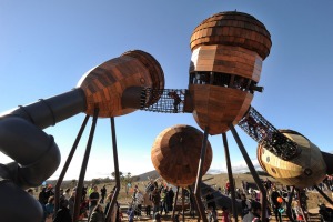 The incredible Pod Playground at the National Arboretum Canberra. 