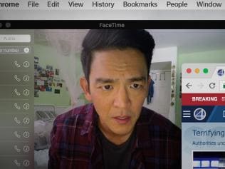 John Cho in a scene from film Searching Sony Pictures