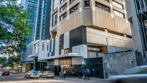 The tower at 150 Charlotte Street in Brisbane is one of nine held in the Australian Unity fund. 