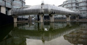 Exterior view of the building complex which houses the Dutch General Intelligence and Security Service in Zoetermeer, Netherlands, Friday, Jan. 26, 2018.