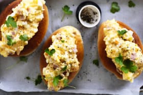 The new egg sanga: Adam Liaw's carbonara sandwiches