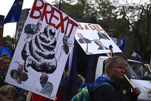 Manchester Brexit protest for Conservative conference, October 1, 2017 03.