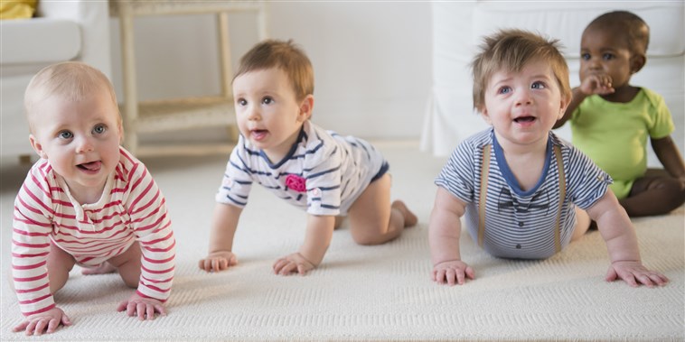 when do babies crawl?