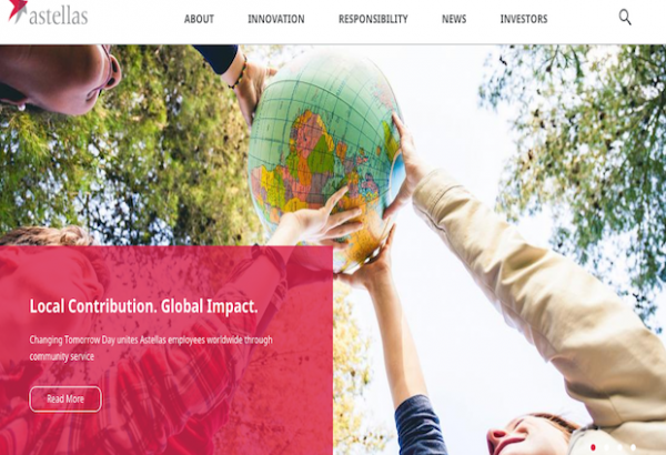 Astellas Corporate Website Platform