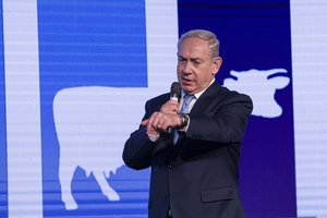 File - Israeli Prime Minister Benjamin Netanyahu speaks during Jerusalem Post diplomatic conference in Jerusalem, Wednesday, Dec. 6, 2017.