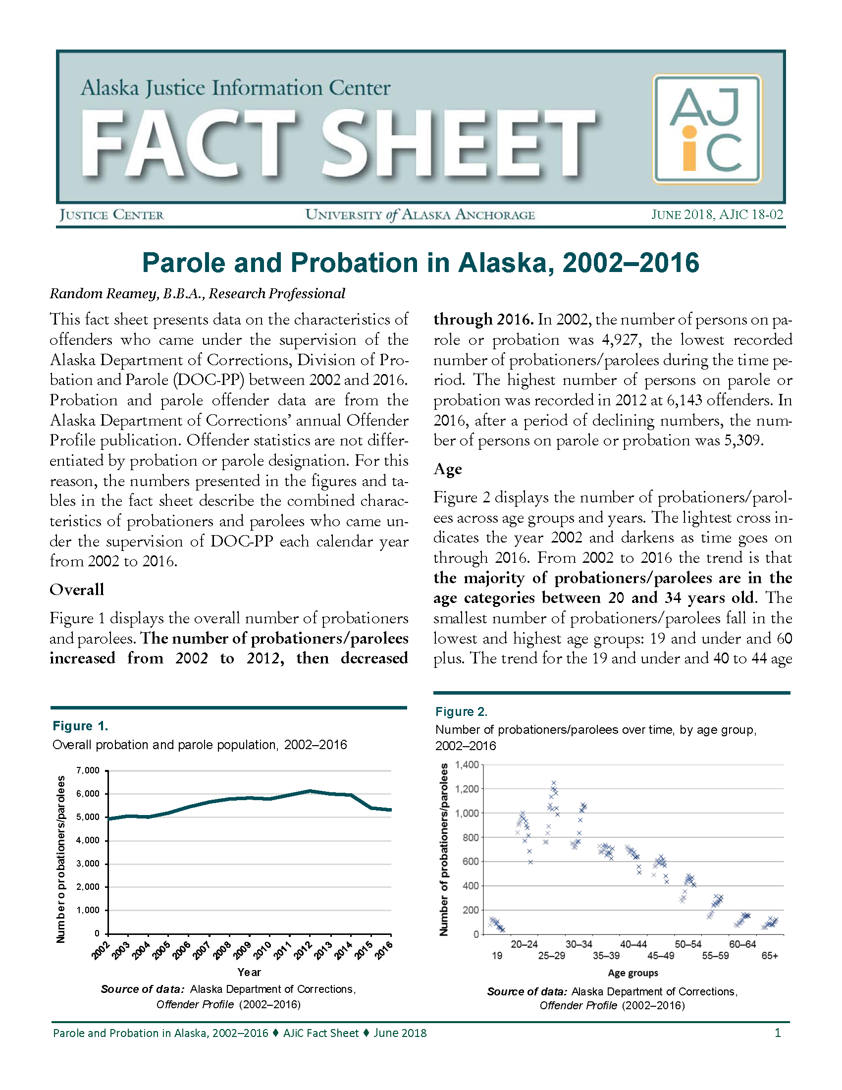 Parole and Probation in Alaska, 2002-2016