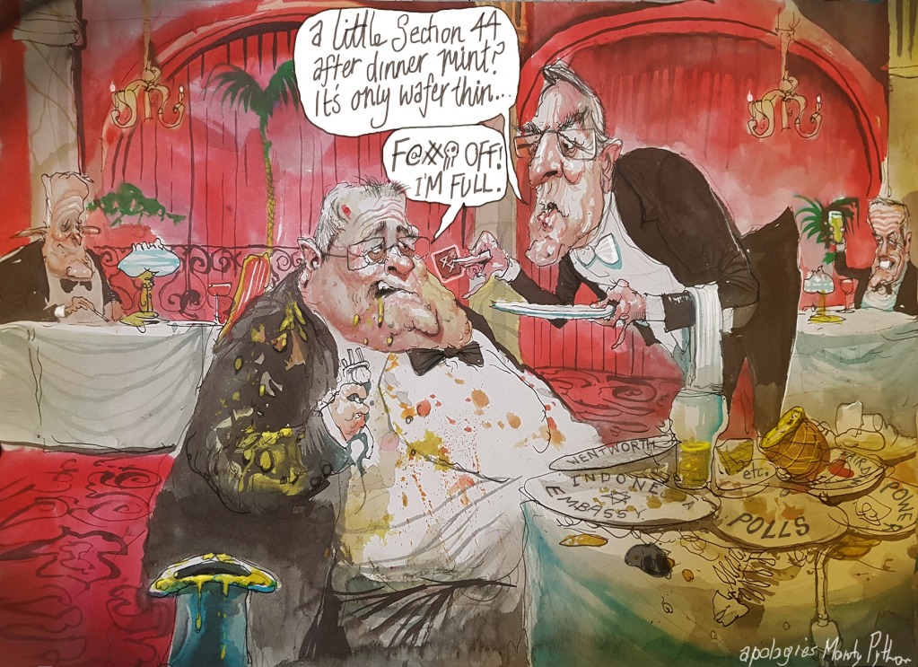 David Rowe's editorial cartoon for 3 November 2018.