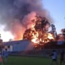 Wollongong school building engulfed by suspicious fire