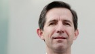 Simon Birmingham is in Shanghai for the first official ministerial visit to China in a year. Photo: Alex Ellinghausen