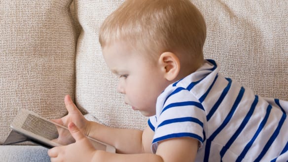 Babies and screen time might not be all bad - as long as they have this