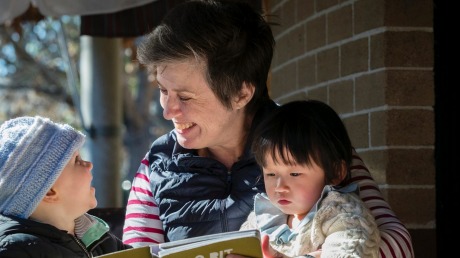 Susan Reed has worked in child care for 30 years and talks to babies about the world around them to help their language ...