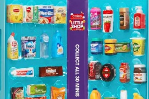 Coles will give out Little Shop collectibles with grocery purchases until the end of August.