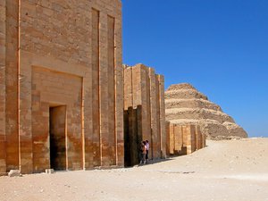 Enclosure wall of Djoser complex, Egypt